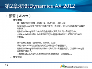 [视频]Microsoft Dynamcis AX 2012 80300 简介 第02章：基础导航(下)