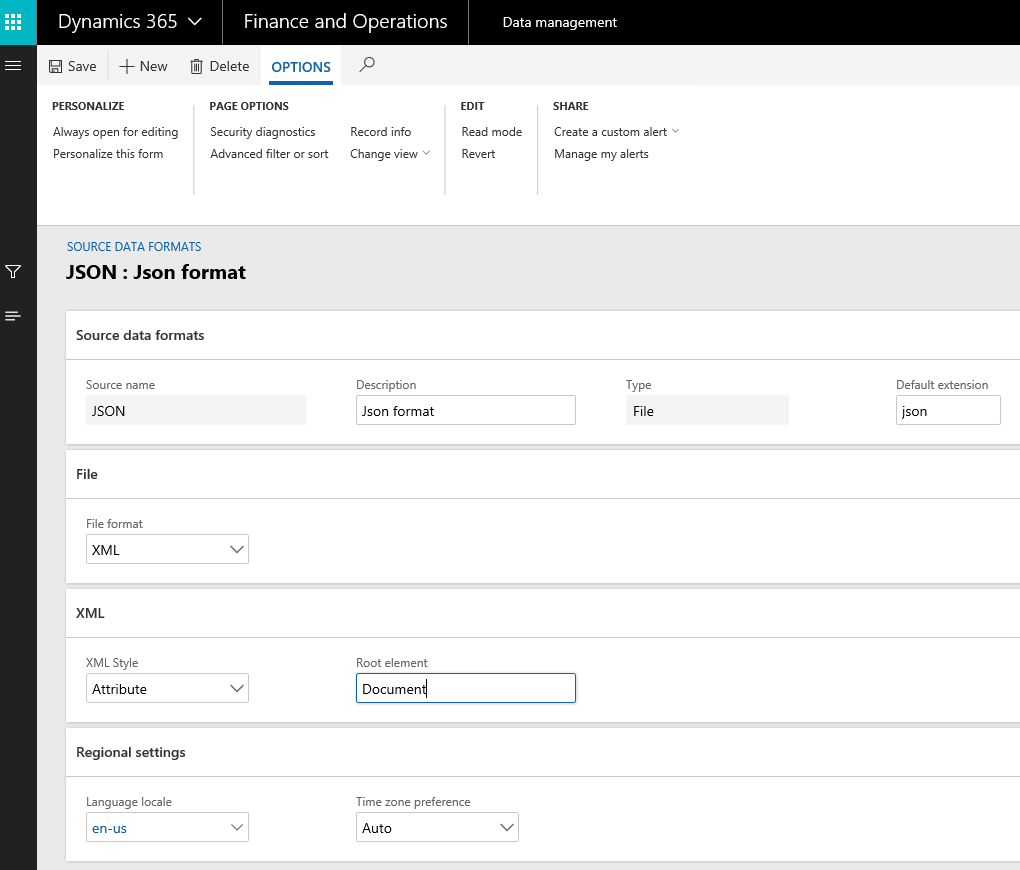 XSLT将XML转换为JSON D365FO数据管理 / XSLT Transformation XML to JSON D365FO Data Management